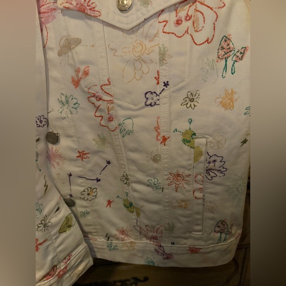 Women’s Levi’s Floral 90’s Cotton Trucker Jacket - Picture 3 of 5